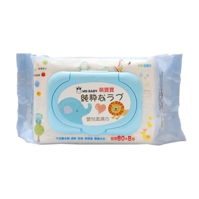 萌寶寶 抽取式濕紙巾80+8抽 24入/箱