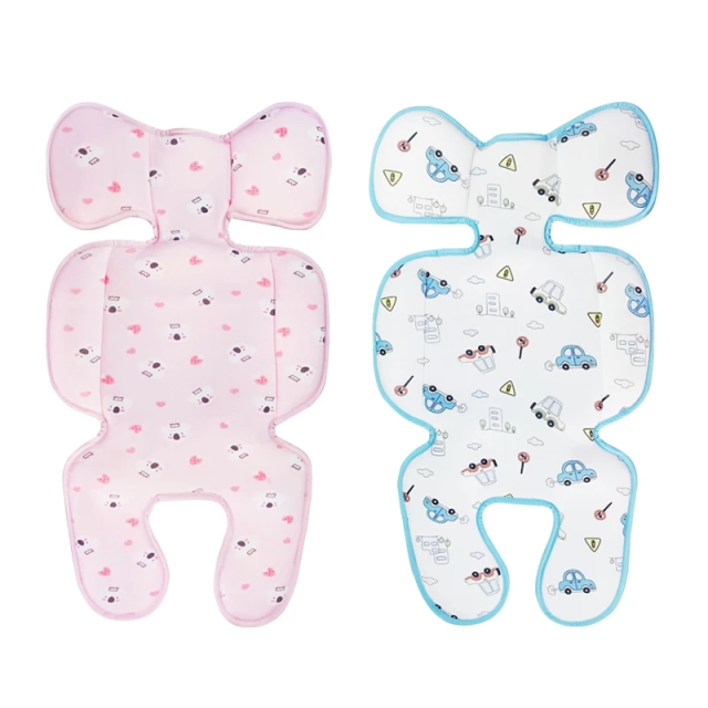 萌寶寶 4D涼感竹纖維推車透氣墊