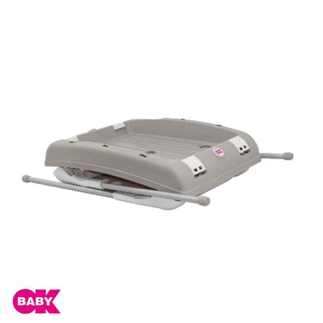 貝喜力克 OKBABY 頭等艙澡盆專用二合一摺疊架 (澡盆架/尿布台)